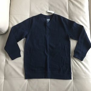 NWT Old Navy V-Neck knit long sleeve sweater youth LG